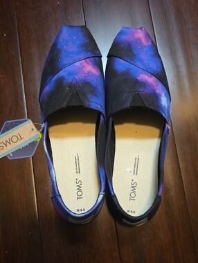 Toms Women's Galaxy Slip-Ons - Purple & Black